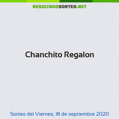 Chanchito Regalon del 18 de septiembre de 2020
