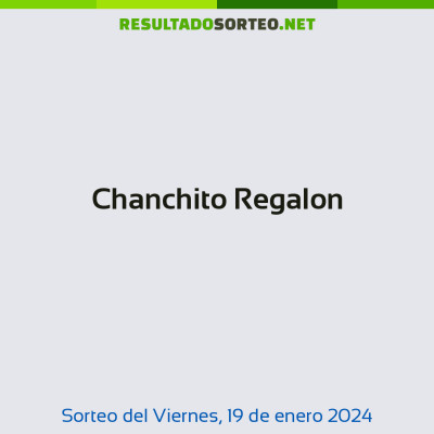 Chanchito Regalon del 19 de enero de 2024