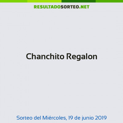 Chanchito Regalon del 19 de junio de 2019