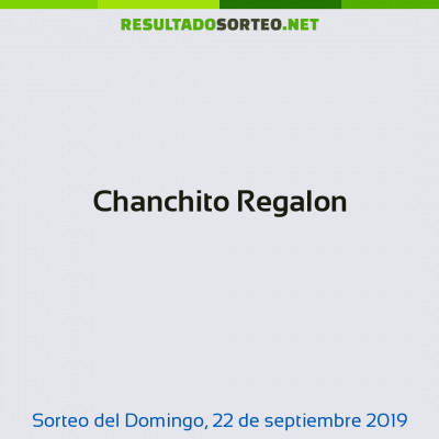 Chanchito Regalon del 22 de septiembre de 2019