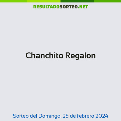 Chanchito Regalon del 25 de febrero de 2024