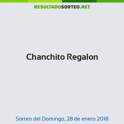 Chanchito Regalon del 28 de enero de 2018