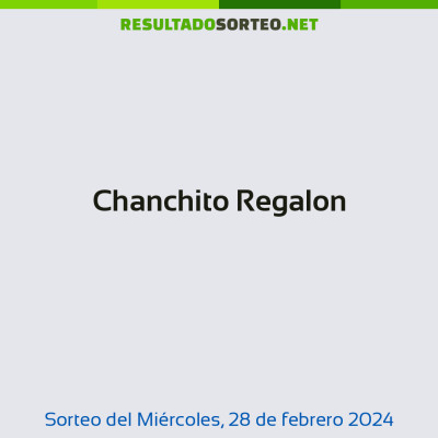 Chanchito Regalon del 28 de febrero de 2024