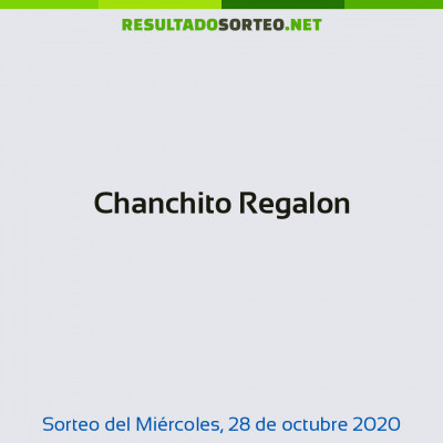 Chanchito Regalon del 28 de octubre de 2020