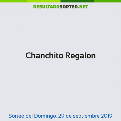 Chanchito Regalon del 29 de septiembre de 2019