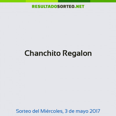 Chanchito Regalon del 3 de mayo de 2017