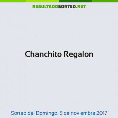 Chanchito Regalon del 5 de noviembre de 2017
