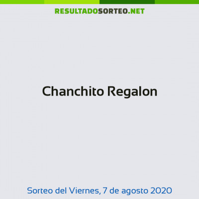 Chanchito Regalon del 7 de agosto de 2020