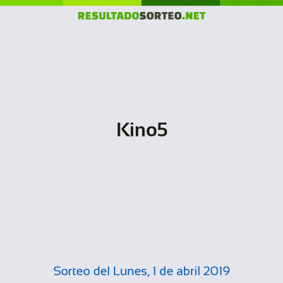 Kino5 del 1 de abril de 2019