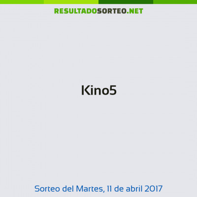 Kino5 del 11 de abril de 2017