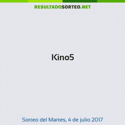 Kino5 del 4 de julio de 2017