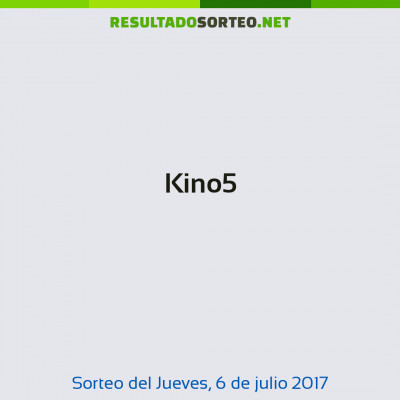 Kino5 del 6 de julio de 2017