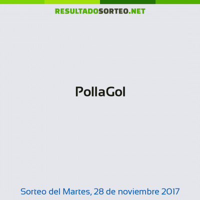 PollaGol del 28 de noviembre de 2017