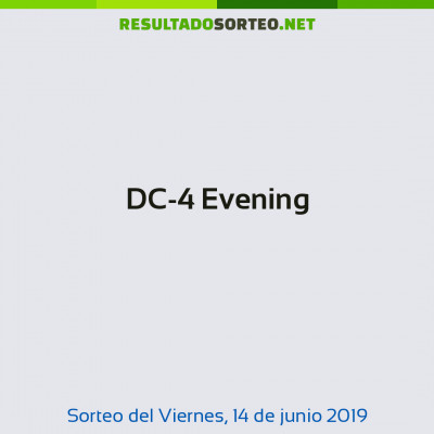 DC-4 Evening del 14 de junio de 2019
