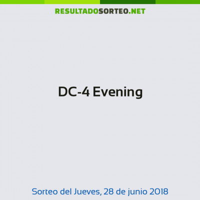 DC-4 Evening del 28 de junio de 2018
