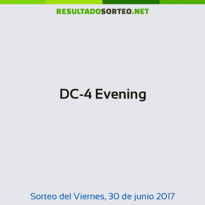 DC-4 Evening del 30 de junio de 2017