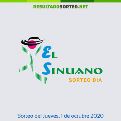 Sinuano Dia del 1 de octubre de 2020