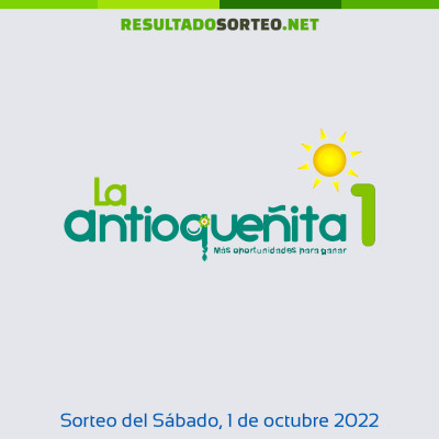 Antioqueñita Dia del 1 de octubre de 2022