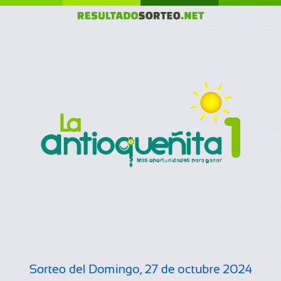 Antioqueñita Dia del 27 de octubre de 2024