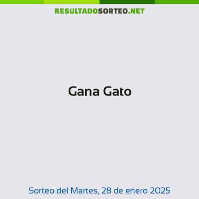 Gana Gato del 28 de enero de 2025