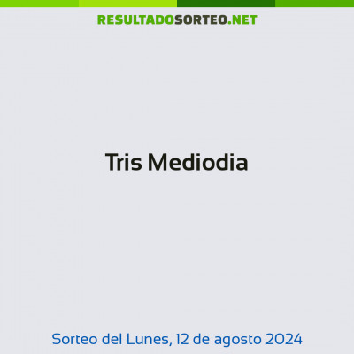 Tris Mediodia del 12 de agosto de 2024