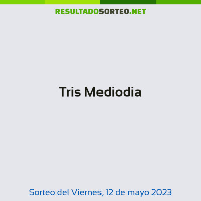 Tris Mediodia del 12 de mayo de 2023