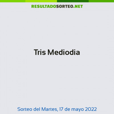 Tris Mediodia del 17 de mayo de 2022