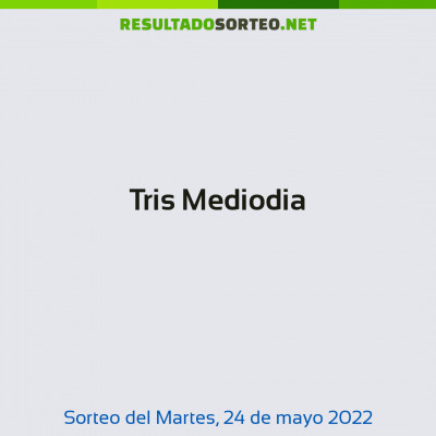 Tris Mediodia del 24 de mayo de 2022