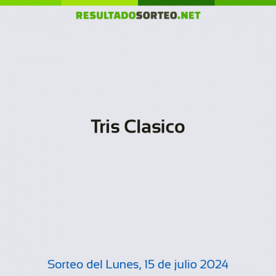 Tris Clasico del 15 de julio de 2024