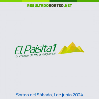 Paisita dia del 1 de junio de 2024