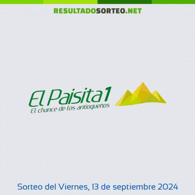 Paisita dia del 13 de septiembre de 2024