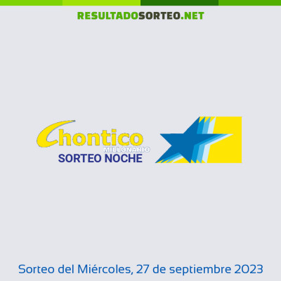 Chontico Noche del 27 de septiembre de 2023