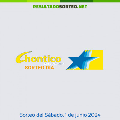 Chontico Dia del 1 de junio de 2024