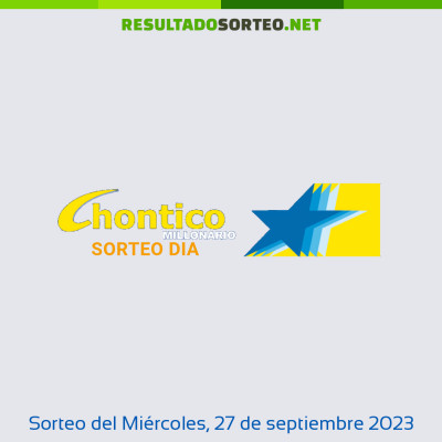 Chontico Dia del 27 de septiembre de 2023