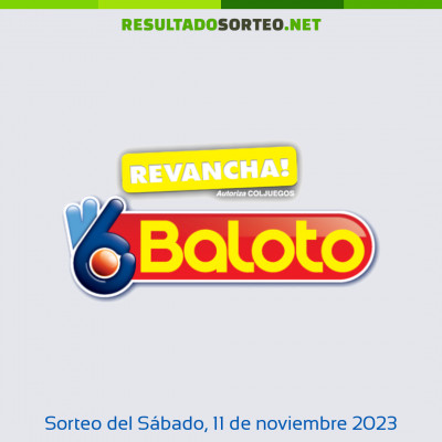 Baloto del 11 de noviembre de 2023