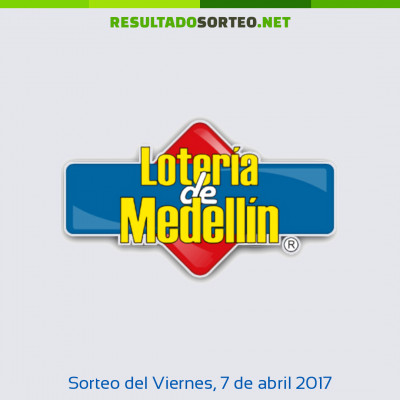 Loteria de Medellin del 7 de abril de 2017
