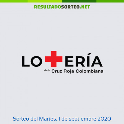 Loteria de la Cruz Roja del 1 de septiembre de 2020