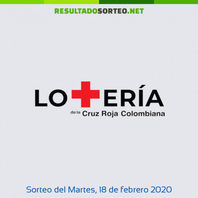 Loteria de la Cruz Roja del 18 de febrero de 2020