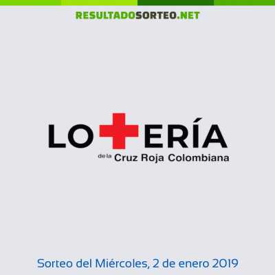 Loteria de la Cruz Roja del 2 de enero de 2019