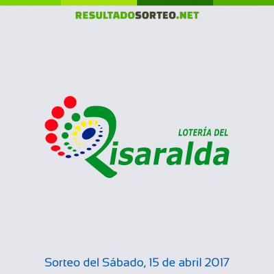 Loteria de Risaralda del 15 de abril de 2017