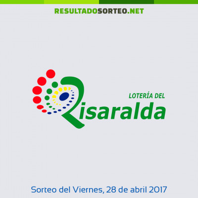 Loteria de Risaralda del 28 de abril de 2017