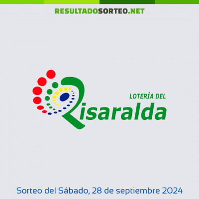 Loteria de Risaralda del 28 de septiembre de 2024