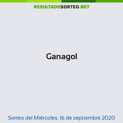 Ganagol del 16 de septiembre de 2020